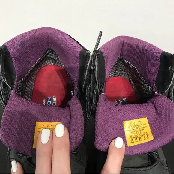 Skechers Womens McColl Composite Toe Waterproof Work Boots Gray Black Purple 8 - Picture 13 of 16